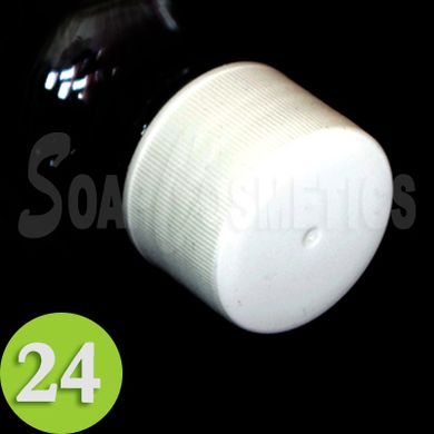 Крышка с дозатором-вставкой белая | черная (горловина 24) КД24Б1 фото